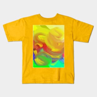 A colorful wavy design Kids T-Shirt